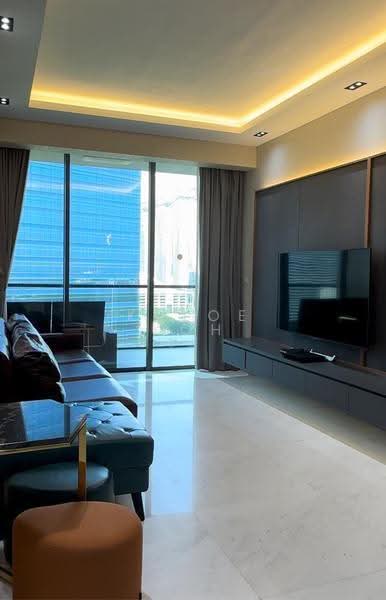 Marina One Residences, 21 Marina Way, Boat Quay / Raffles Place / Marina, 2 Bedrooms, 1,216 sqft, Condominium For Sale, by Khloe Koh, 500252731 - Living Room - PropertyGuru.com.sg