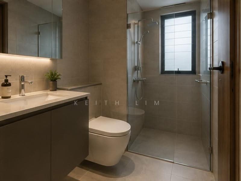 RARE FREEHOLD DISTRICT 5 | 350M TO CIRCLE MRT | GREATER SOUTHERN WATERFRONT | Clementi | West Coast, Buona Vista / West Coast / Clementi New Town, 3 Bedrooms, 969 sqft, Condominium For Sale, by Keith Lim, 500252752 - Bathroom - PropertyGuru.com.sg