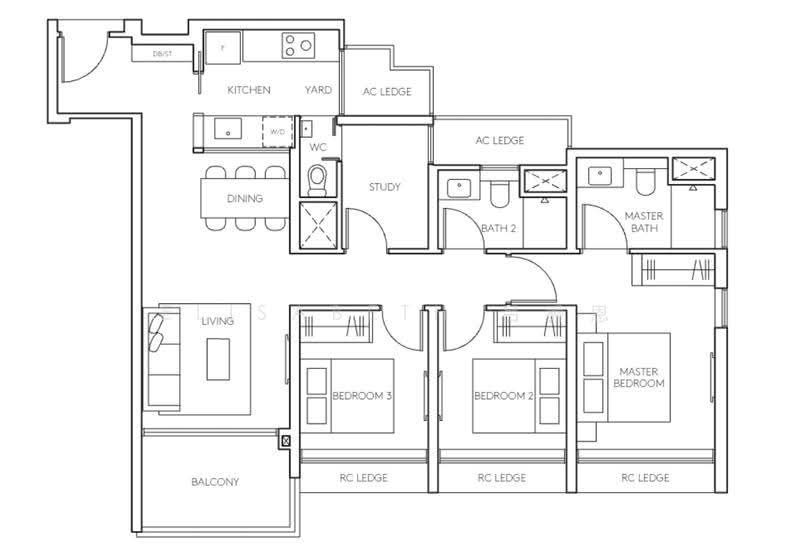 AMO Residence, 21 Ang Mo Kio Rise, Ang Mo Kio / Bishan / Thomson, 3 Bedrooms, 1,044 sqft, Condominium For Sale, by Elisabeth 吕秀恩, 500252790 - PropertyGuru.com.sg