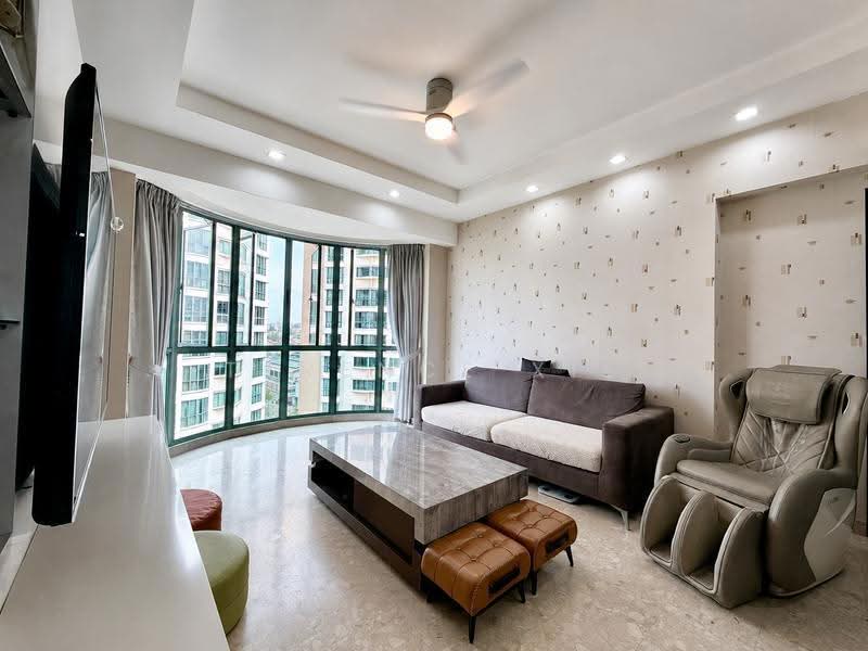 Yew Mei Green, 50 Choa Chu Kang North 6, Dairy Farm / Bukit Panjang / Choa Chu Kang, 4 Bedrooms, 1,410 sqft, Condominium For Sale, by Terence Xie, 500252821 - Living Room - PropertyGuru.com.sg