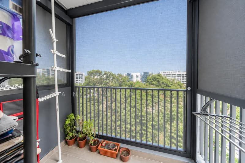 Treasure at Tampines, 57 Tampines Lane, Pasir Ris / Tampines, 3 Bedrooms, 861 sqft, Condominium For Sale, by Tan Kwan Yick, 500252828 - Balcony - PropertyGuru.com.sg