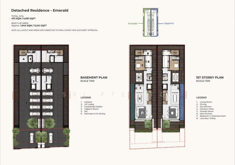 BRAND NEW! Margate Duo @ Margate Road, Margate Road, East Coast / Marine Parade, 5 Bedrooms, 11,241 sqft, Detached House For Sale, by VINCENT LYE, 500252984 - PropertyGuru.com.sg