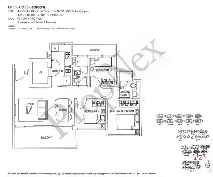 Hedges Park Condominium, 87 Flora Drive, Changi Airport / Changi Village, 3 Bedrooms, 1,001 sqft, Condominium For Sale, by Faith Quek, 500253024 - PropertyGuru.com.sg