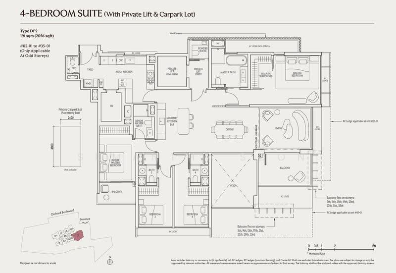 Huge $536K Discount | Landed View, Orchard Brand New Lux 4BR, Tanglin / Holland / Bukit Timah, 4 Bedrooms, 2,056 sqft, Condominium For Sale, by Semantha Soon, 500253112 - PropertyGuru.com.sg