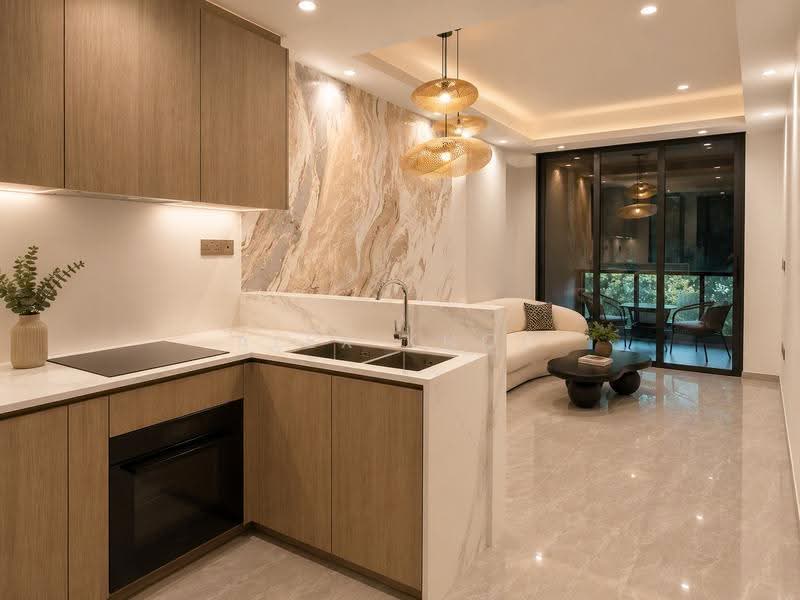 Leedon Green, 32 Leedon Heights, Tanglin / Holland / Bukit Timah, 2 Bedrooms, 710 sqft, Condominium For Sale, by Alex Khoo, 500253122 - Kitchen - PropertyGuru.com.sg