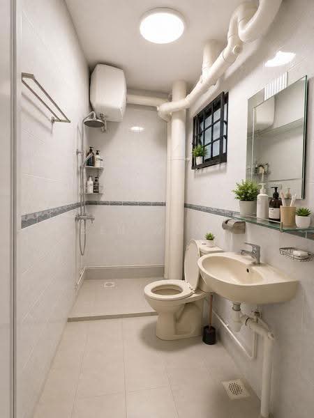 653C Jurong West Street 61, 653C Jurong West Street 61, Boon Lay / Jurong / Tuas, Room Rental, 150 sqft, HDB Flat For Rent, by Ben Wong, 500253152 - Bathroom - PropertyGuru.com.sg