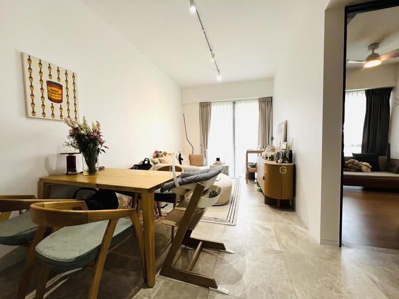 The Reef at King's Dock, 2 Harbourfront Avenue, Harbourfront / Telok Blangah, 2 Bedrooms, 764 sqft, Condominium For Rent, by Steven Wang, 500253175 - Living Room - PropertyGuru.com.sg