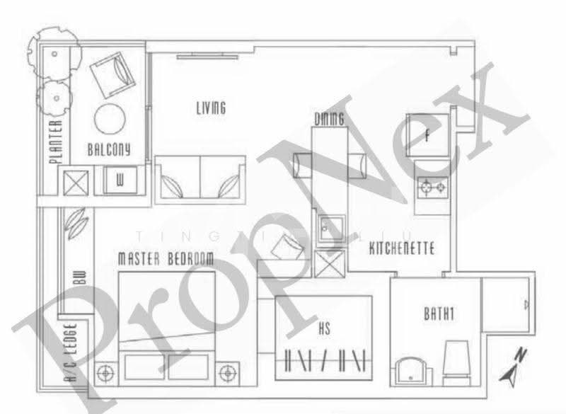 Illuminaire on Devonshire, 65 Devonshire Road, Orchard / River Valley, Studio, 441 sqft, Apartment For Rent, by Tingting Liu, 500253191 - PropertyGuru.com.sg