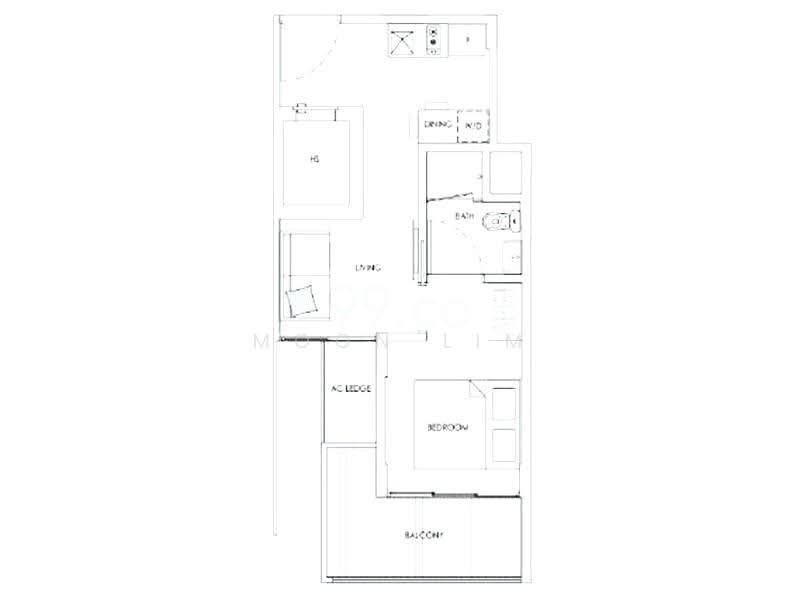 Suites 28, 28 Lorong 30 Geylang, Eunos / Geylang / Paya Lebar, 1 Bedroom, 430 sqft, Apartment For Rent, by Moon Lim, 500253272 - PropertyGuru.com.sg