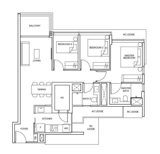 Terra Hill, 18 Yew Siang Road, Buona Vista / West Coast / Clementi New Town, 3 Bedrooms, 969 sqft, Condominium For Sale, by Heidi Chow, 500253298 - PropertyGuru.com.sg