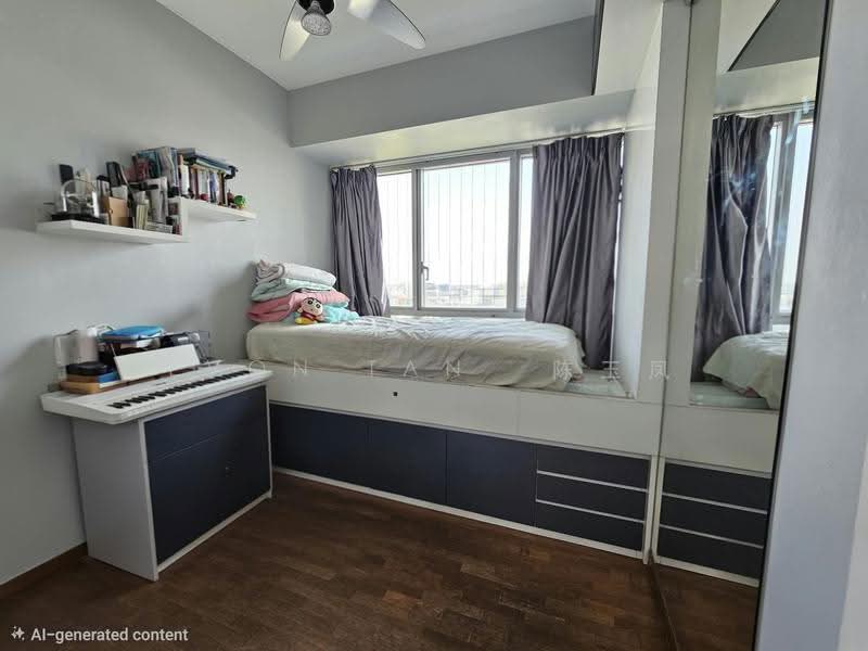 The Minton, 6A Hougang Street 11, Hougang / Punggol / Sengkang, 2 Bedrooms, 1,109 sqft, Condominium For Rent, by Evon Tan  陈玉凤, 500253319 - Common Bedroom - PropertyGuru.com.sg