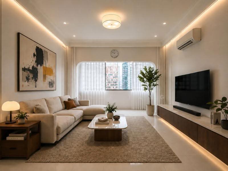 Kim Sia Court, 1 Jalan Jintan, Orchard / River Valley, 3 Bedrooms, 1,421 sqft, Apartment For Sale, by Yvonne Tang, 500253329 - Living Room (with ID) - PropertyGuru.com.sg
