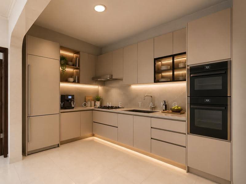 Kim Sia Court, 1 Jalan Jintan, Orchard / River Valley, 3 Bedrooms, 1,421 sqft, Apartment For Sale, by Yvonne Tang, 500253329 - Kitchen (with ID) - PropertyGuru.com.sg