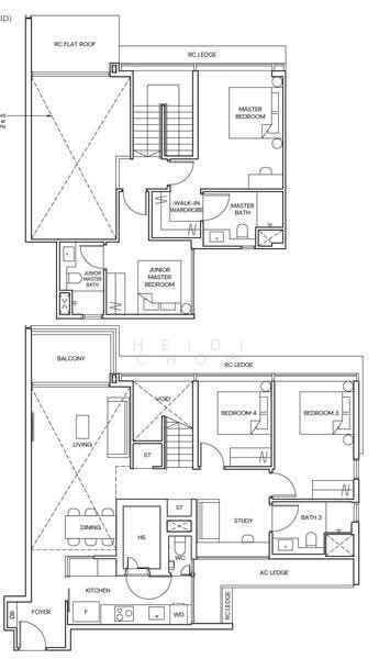 Terra Hill, 18 Yew Siang Road, Buona Vista / West Coast / Clementi New Town, 4 Bedrooms, 1,830 sqft, Condominium For Sale, by Heidi Chow, 500253339 - PropertyGuru.com.sg