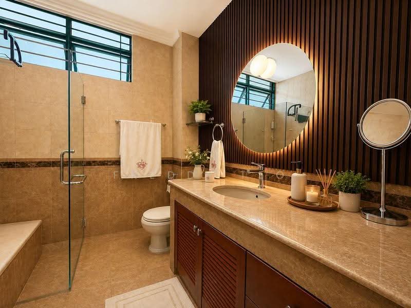 Tai Keng Villas, Jalan Kelichap, Hougang / Punggol / Sengkang, 6 Bedrooms, 3,089 sqft, Corner Terrace For Sale, by Freddy Teo, 500253374 - Bathroom - PropertyGuru.com.sg