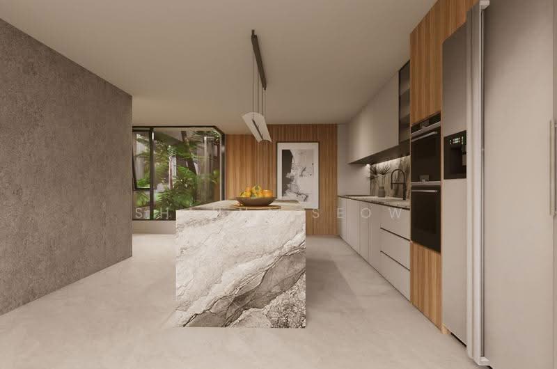 6 Levels Brand New True Corner Terrace Living, Jalan Senang, Eunos / Geylang / Paya Lebar, 6 Bedrooms, 7,940 sqft, Corner Terrace For Sale, by Shauna Seow, 500253393 - Kitchen - PropertyGuru.com.sg