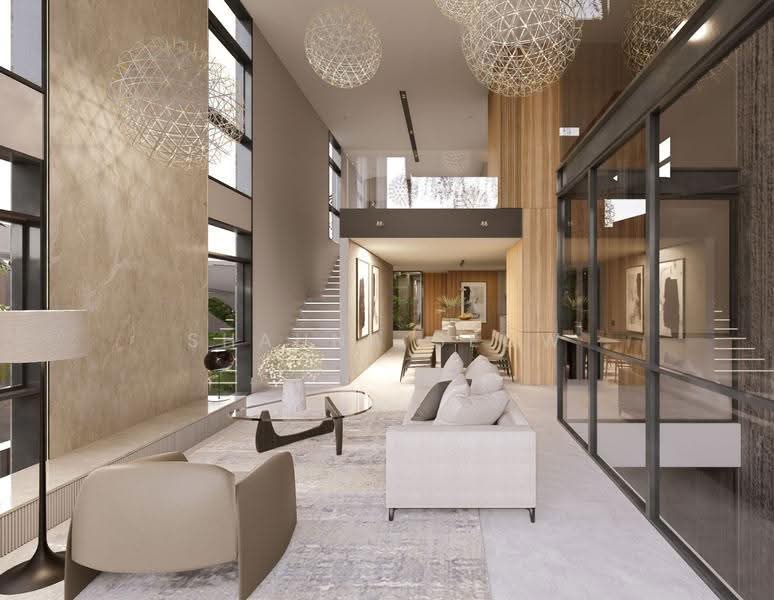 6 Levels Brand New True Corner Terrace Living, Jalan Senang, Eunos / Geylang / Paya Lebar, 6 Bedrooms, 7,940 sqft, Corner Terrace For Sale, by Shauna Seow, 500253393 - Living Room - PropertyGuru.com.sg