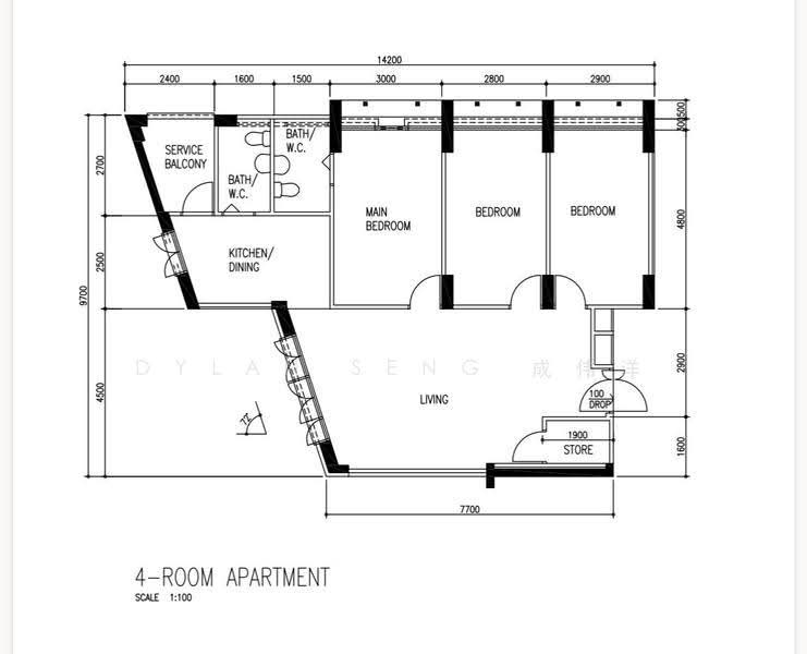 347 Kang Ching Road, 347 Kang Ching Road, Boon Lay / Jurong / Tuas, 3 Bedrooms, 1,087 sqft, HDB Flat For Sale, by Dylan Seng 成伟洋, 500253509 - PropertyGuru.com.sg