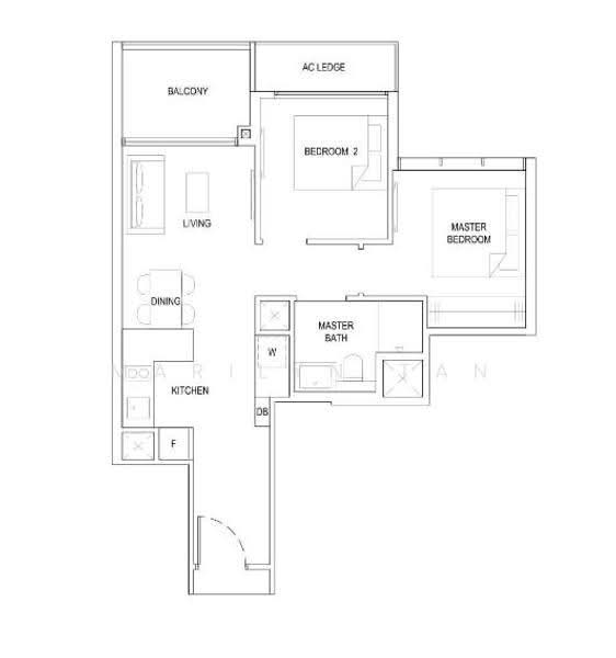 The Florence Residences, 99 Hougang Avenue 2, Hougang / Punggol / Sengkang, 2 Bedrooms, 635 sqft, Condominium For Rent, by Marilyn Tan, 500253526 - PropertyGuru.com.sg