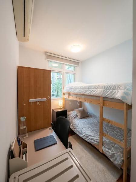 Parc Rosewood, 83 Rosewood Drive, Admiralty / Woodlands, 2 Bedrooms, 581 sqft, Condominium For Sale, by Sandy Likitdachavongs, 500253680 - Master Bedroom (AI edited) - PropertyGuru.com.sg