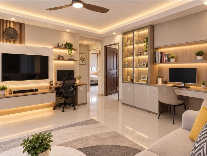 176 Lompang Road, 176 Lompang Road, Dairy Farm / Bukit Panjang / Choa Chu Kang, 3 Bedrooms, 1,087 sqft, HDB Flat For Sale, by Norjahan Majeed, 500253696 - Living Room - PropertyGuru.com.sg