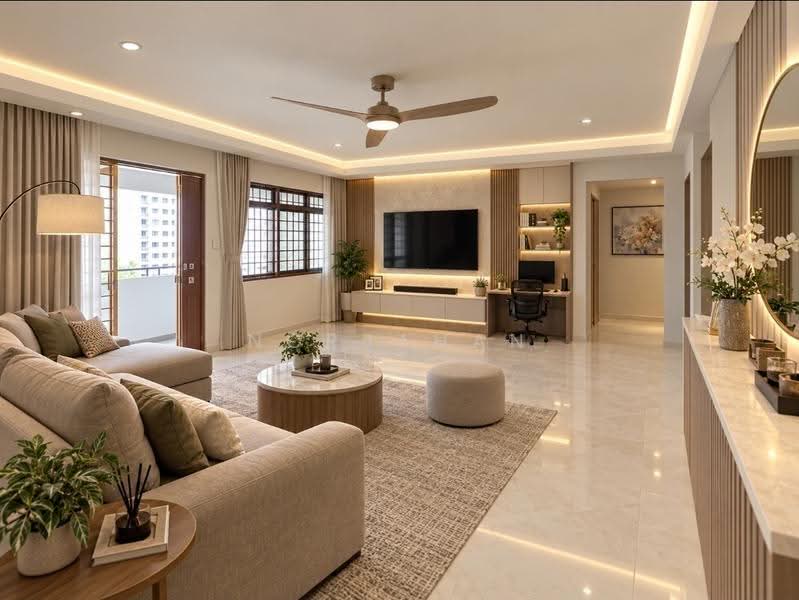 176 Lompang Road, 176 Lompang Road, Dairy Farm / Bukit Panjang / Choa Chu Kang, 3 Bedrooms, 1,087 sqft, HDB Flat For Sale, by Norjahan Majeed, 500253696 - Living Room - PropertyGuru.com.sg