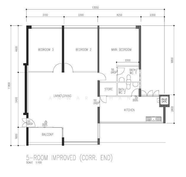 786 Yishun Ring Road, 786 Yishun Ring Road, Sembawang / Yishun, 3 Bedrooms, 1,302 sqft, HDB Flat For Sale, by Anwar Chan, 500253707 - PropertyGuru.com.sg