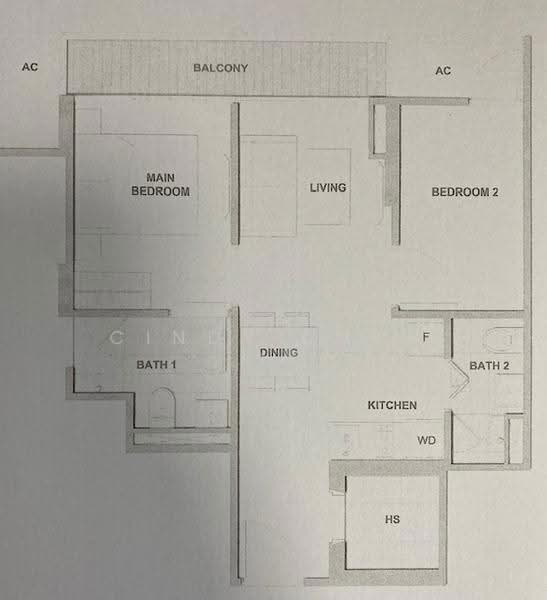 Forte Suites, 88 Mergui Road, Farrer Park / Serangoon Rd, 2 Bedrooms, 603 sqft, Condominium For Rent, by Cindy Chew, 500253736 - PropertyGuru.com.sg