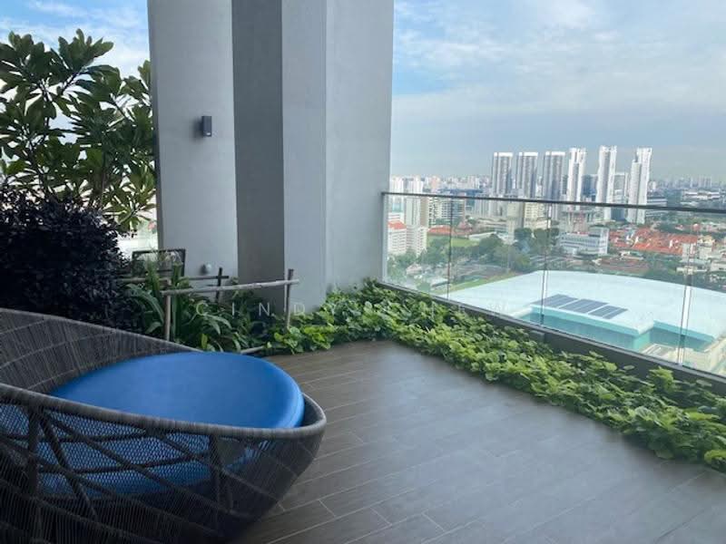 Forte Suites, 88 Mergui Road, Farrer Park / Serangoon Rd, 2 Bedrooms, 603 sqft, Condominium For Rent, by Cindy Chew, 500253736 - Balcony - PropertyGuru.com.sg