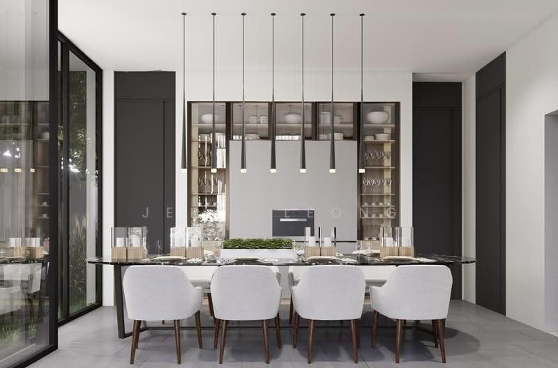DEALMAKERS D10 BRAND NEW PAIR OF SEMI-D, Stevens Road / Robin Road / Dunearn Road, Tanglin / Holland / Bukit Timah, 6 Bedrooms, 8,506 sqft, Semi-Detached House For Sale, by Jeric Leong, 500253751 - Dining Room - PropertyGuru.com.sg