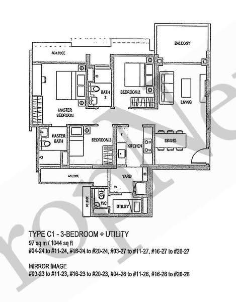 The Topiary, 11 Fernvale Lane, Seletar / Yio Chu Kang, 3 Bedrooms, 1,044 sqft, Condominium For Sale, by Nickson Guay, 500253813 - PropertyGuru.com.sg