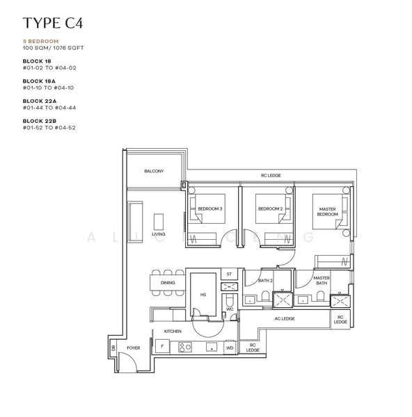 Terra Hill, 18 Yew Siang Road, Buona Vista / West Coast / Clementi New Town, 3 Bedrooms, 1,076 sqft, Condominium For Sale, by Alice Ceng, 500253840 - PropertyGuru.com.sg