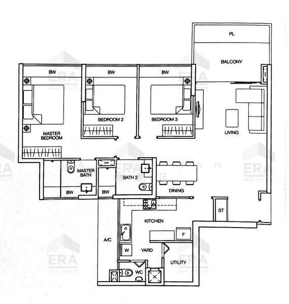Caspian, 50 Lakeside Drive, Boon Lay / Jurong / Tuas, 3 Bedrooms, 1,238 sqft, Condominium For Sale, by Kareen Tan 陳約廷, 500253857 - PropertyGuru.com.sg