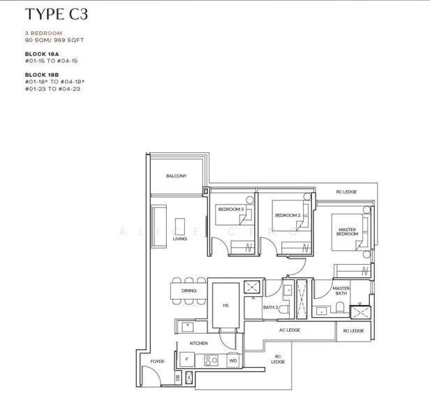 Terra Hill, 18 Yew Siang Road, Buona Vista / West Coast / Clementi New Town, 3 Bedrooms, 969 sqft, Condominium For Sale, by Alice Ceng, 500253865 - PropertyGuru.com.sg