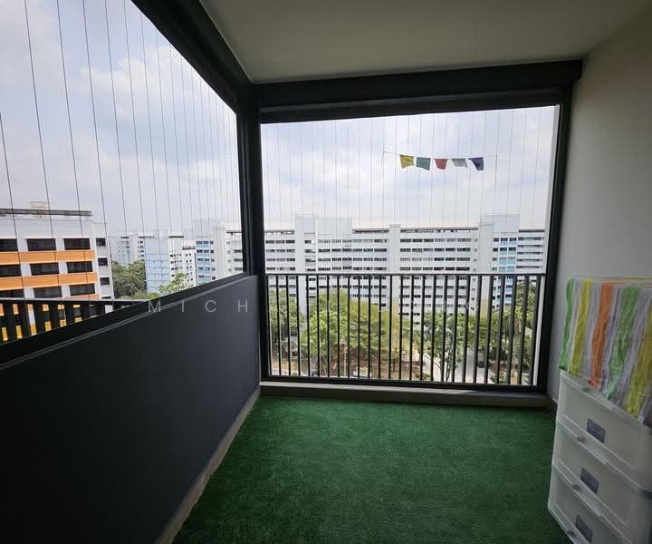 Treasure at Tampines, 1 Tampines Lane, Pasir Ris / Tampines, 2 Bedrooms, 678 sqft, Condominium For Rent, by Michael Long, 500253868 - Balcony - PropertyGuru.com.sg