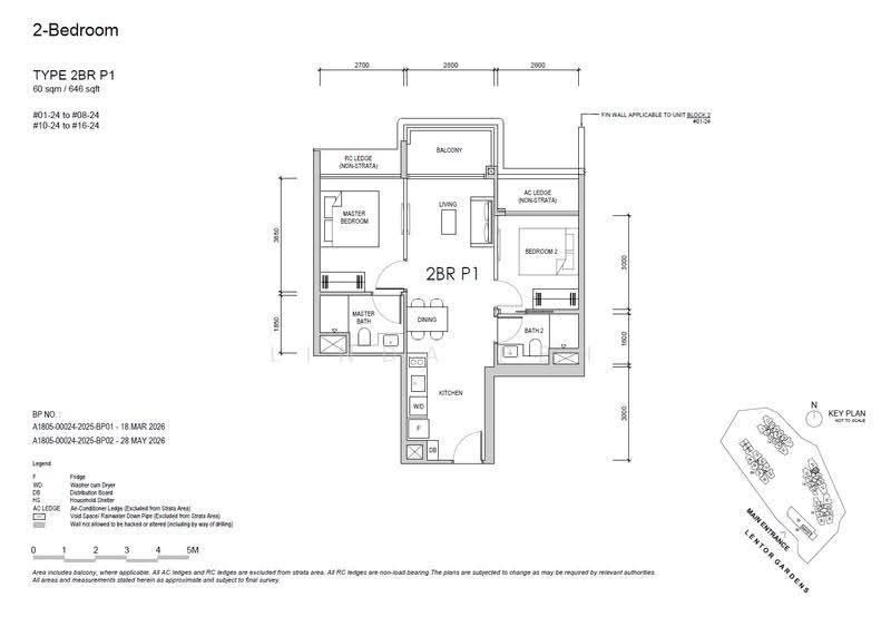 Lentor Gardens Residences, 68 Lentor Gardens, Mandai / Upper Thomson, 2 Bedrooms, 646 sqft, Apartment For Sale, by Linda Peh, 500253889 - PropertyGuru.com.sg