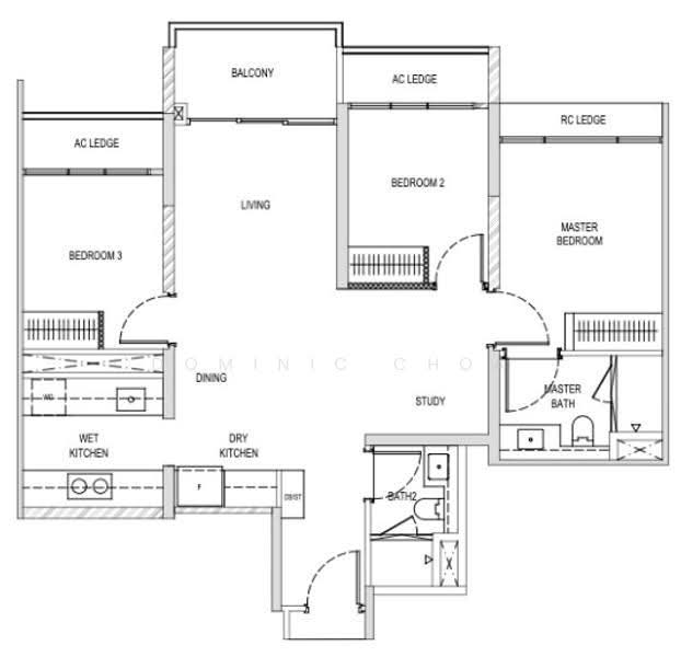 Norwood Grand, Admiralty / Woodlands, 3 Bedrooms, 904 sqft, Condominium For Rent, by Dominic Choa, 500254069 - PropertyGuru.com.sg