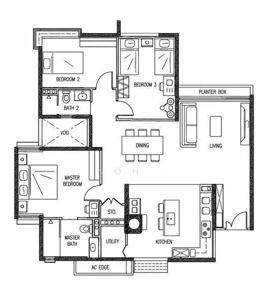 The Floravale, 248 Westwood Avenue, Boon Lay / Jurong / Tuas, 3 Bedrooms, 1,238 sqft, Condominium For Sale, by Noh ., 500254145 - PropertyGuru.com.sg