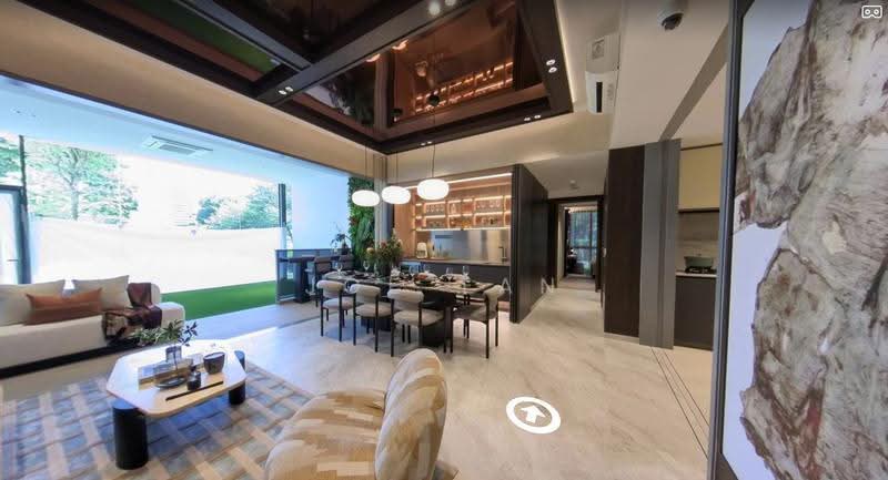 Promenade Peak, 1 Zion Road, Alexandra / Commonwealth, 4 Bedrooms, 1,421 sqft, Condominium For Sale, by Joe Tan, 500254296 - Living Room - PropertyGuru.com.sg