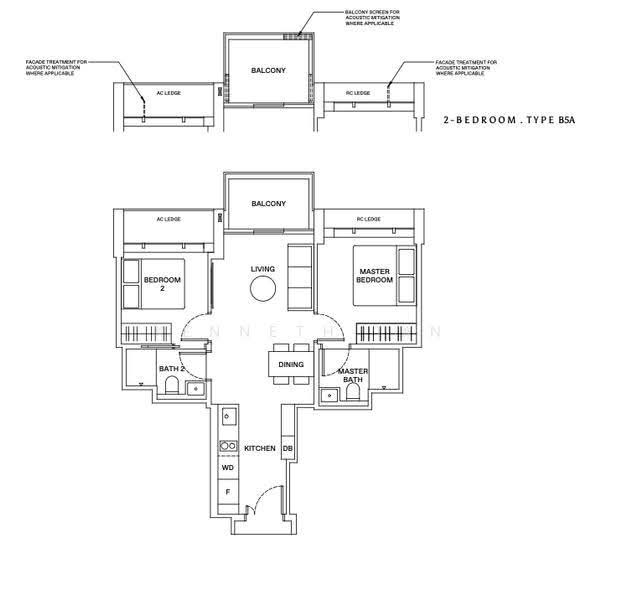 The Reserve Residences, 9 Jalan Anak Bukit, Clementi Park / Upper Bukit Timah, 2 Bedrooms, 667 sqft, Condominium For Sale, by Kenneth Tan, 500254346 - PropertyGuru.com.sg