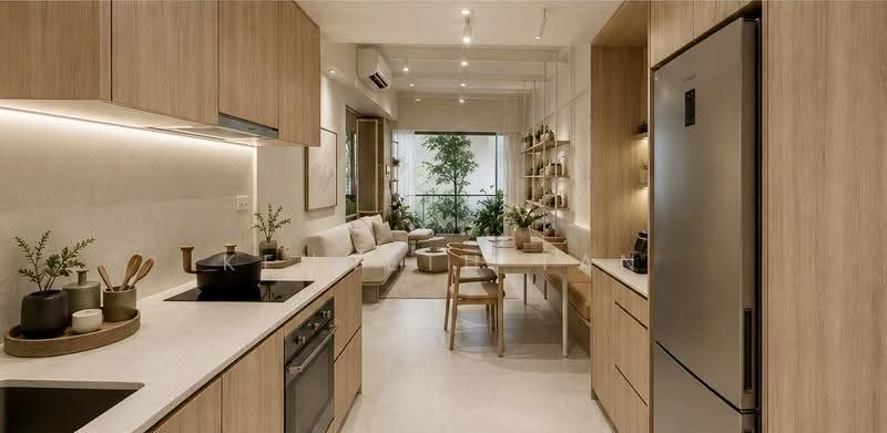 The Reserve Residences, 9 Jalan Anak Bukit, Clementi Park / Upper Bukit Timah, 2 Bedrooms, 667 sqft, Condominium For Sale, by Kenneth Tan, 500254346 - Kitchen - PropertyGuru.com.sg