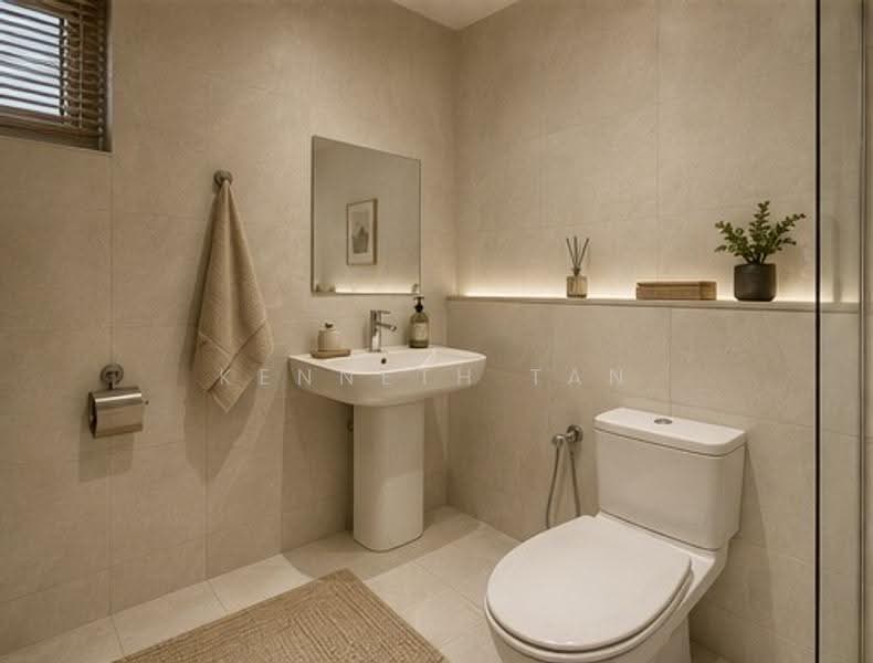 The Reserve Residences, 9 Jalan Anak Bukit, Clementi Park / Upper Bukit Timah, 2 Bedrooms, 667 sqft, Condominium For Sale, by Kenneth Tan, 500254346 - Bathroom - PropertyGuru.com.sg