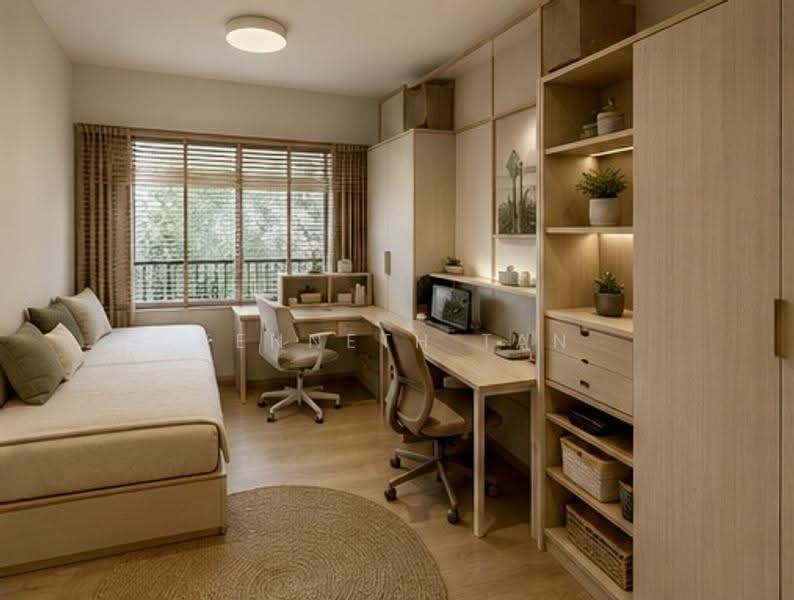 The Reserve Residences, 9 Jalan Anak Bukit, Clementi Park / Upper Bukit Timah, 2 Bedrooms, 667 sqft, Condominium For Sale, by Kenneth Tan, 500254346 - Study - PropertyGuru.com.sg