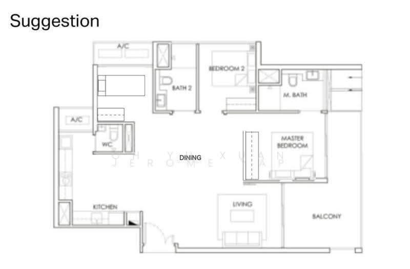 Phoenix Residences, 71 Phoenix Avenue, Dairy Farm / Bukit Panjang / Choa Chu Kang, 3 Bedrooms, 1,098 sqft, Condominium For Sale, by Oh Yu Xuan, 500254409 - PropertyGuru.com.sg