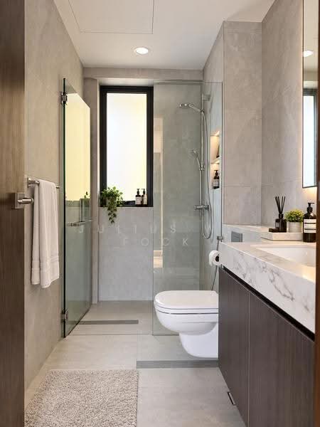 Brand New landed home near Siglap Estate, East Coast | Siglap Estate, East Coast / Marine Parade, 5 Bedrooms, 4,900 sqft, Corner Terrace For Rent, by Julius WL Fock, 500254436 - Bathroom - PropertyGuru.com.sg