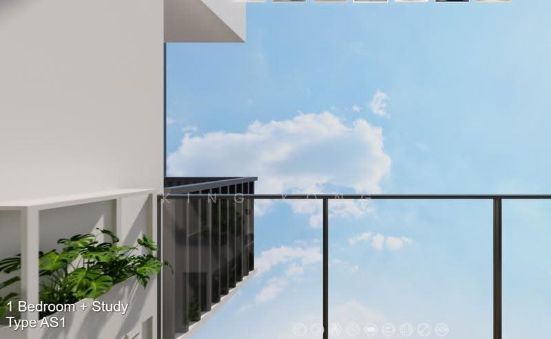 Promenade Peak, 1 Zion Road, Alexandra / Commonwealth, 1 Bedroom, 527 sqft, Condominium For Sale, by King Kong, 500254458 - Balcony - PropertyGuru.com.sg