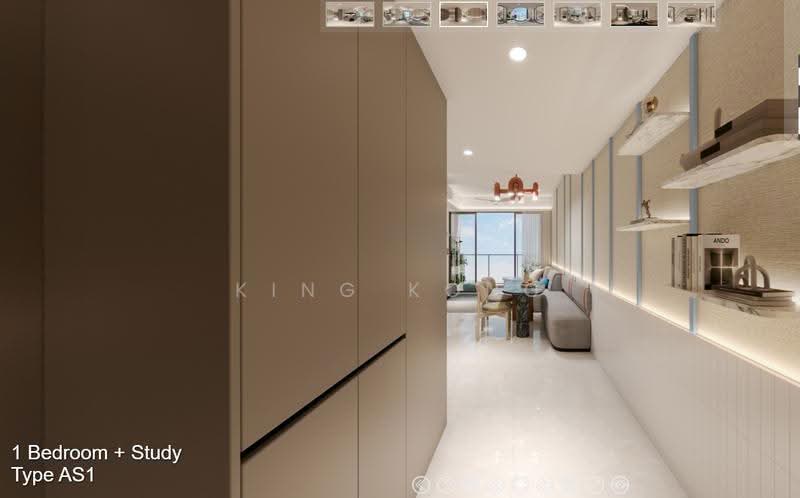 Promenade Peak, 1 Zion Road, Alexandra / Commonwealth, 1 Bedroom, 527 sqft, Condominium For Sale, by King Kong, 500254458 - Living Room - PropertyGuru.com.sg