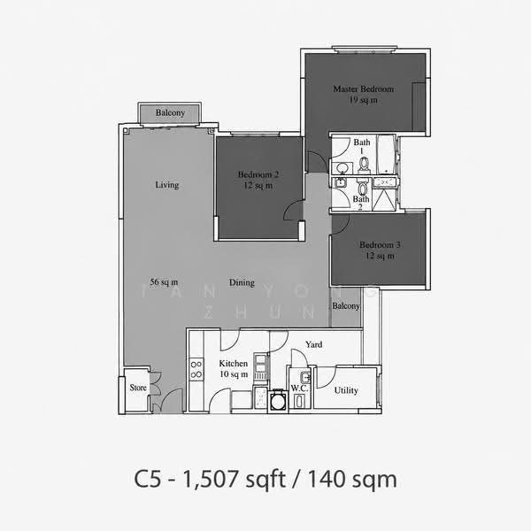 The Anchorage, 370F Alexandra Road, Alexandra / Commonwealth, 3 Bedrooms, 1,507 sqft, Condominium For Sale, by Tan Yong Zhun, 500254483 - PropertyGuru.com.sg