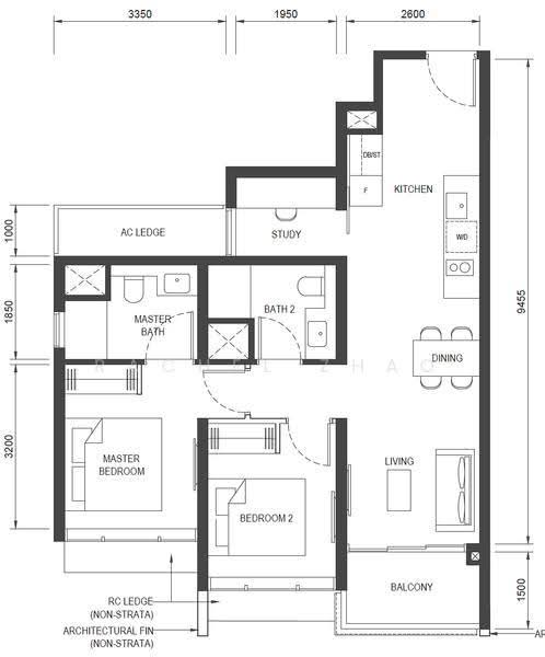 The M, 30 Middle Road, Beach Road / Bugis / Rochor, 2 Bedrooms, 743 sqft, Condominium For Sale, by Rachel Zhao, 500254548 - Master Bedroom - PropertyGuru.com.sg