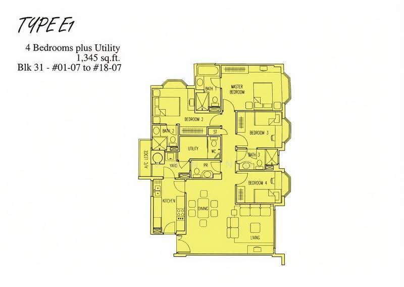 Evergreen Park, 31 Hougang Avenue 7, Hougang / Punggol / Sengkang, 4 Bedrooms, 1,345 sqft, Condominium For Sale, by Ivan Ng, 500254601 - PropertyGuru.com.sg